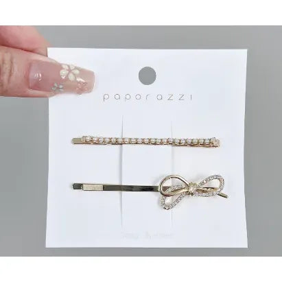 Elegant Pearl Star Hair Clips - Korean Hair Accessories