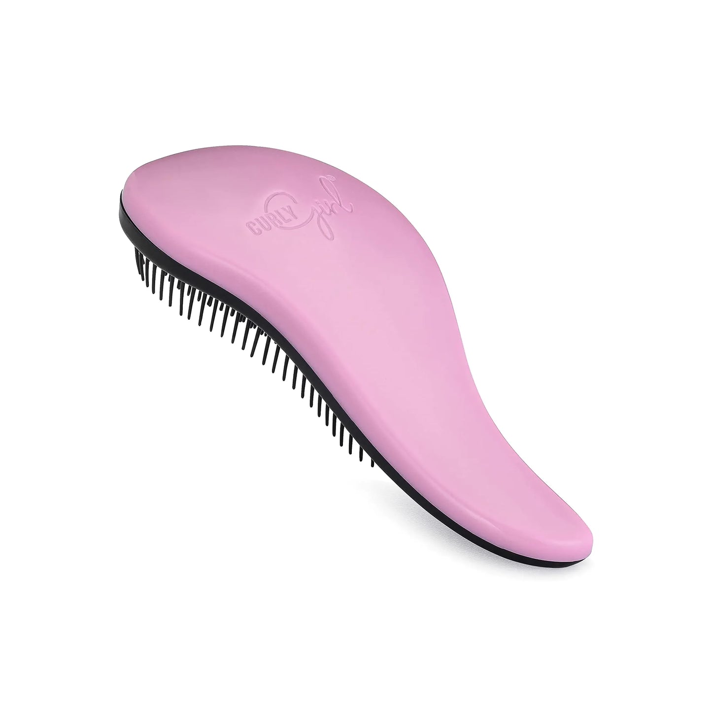 Curly Girl Breeze Thru Detangling Brush | Hair Detangler Hairbrush for Adults & Kids  (Pink)